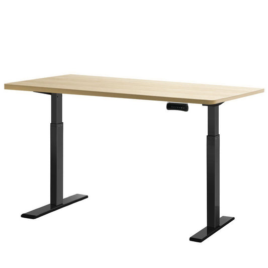 Marlook Standing Desk Motorised Dual Motor White Oak 120CM
