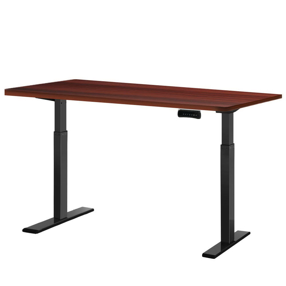 Marlook Standing Desk Motorised Dual Motor Walnut 120CM