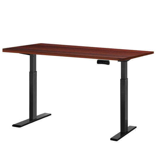 Marlook Standing Desk Motorised Dual Motor Walnut 140CM
