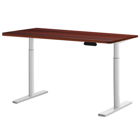 Marlook Standing Desk Motorised Electric Dual Motor 120CM Walnut