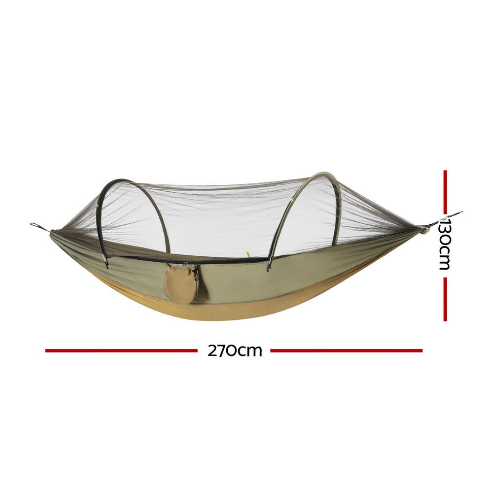 Marlook Hammock Chair Metal Stand Outdoor Furniture Black