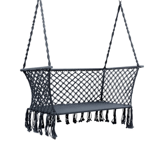 Marlook Hammock Chair Outdoor Portable Camping Hammocks 2 Person Grey