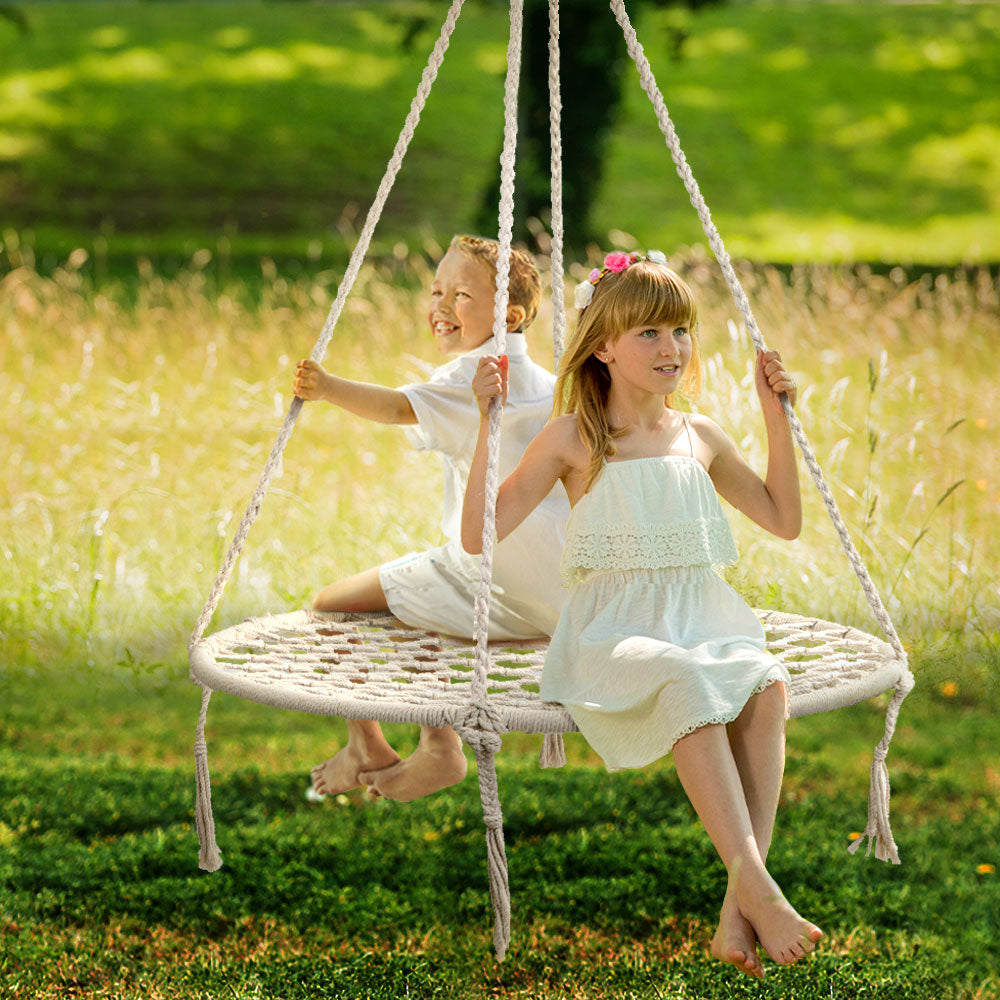 Marlook Hammock Chair Outdoor Tree Swing Nest Web Hanging Seat 100cm