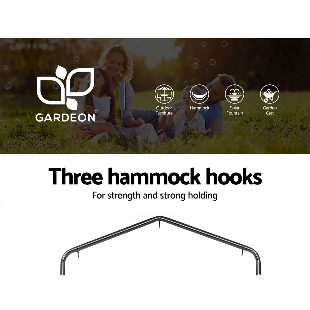 Marlook Outdoor Hammock Chair with Stand Swing Hanging Hammock with Pillow Grey