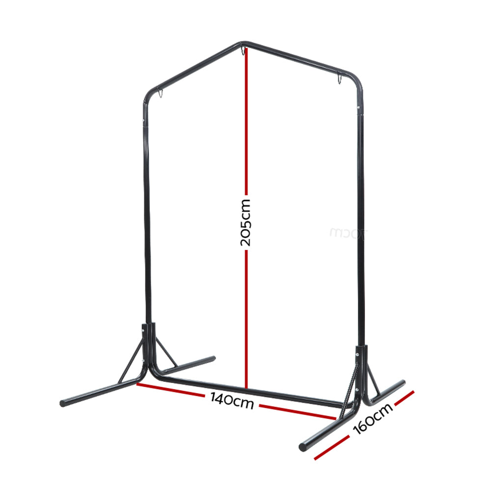 Marlook Hammock Chair Steel Stand 2 Person Double Outdoor Heavy Duty 200KG