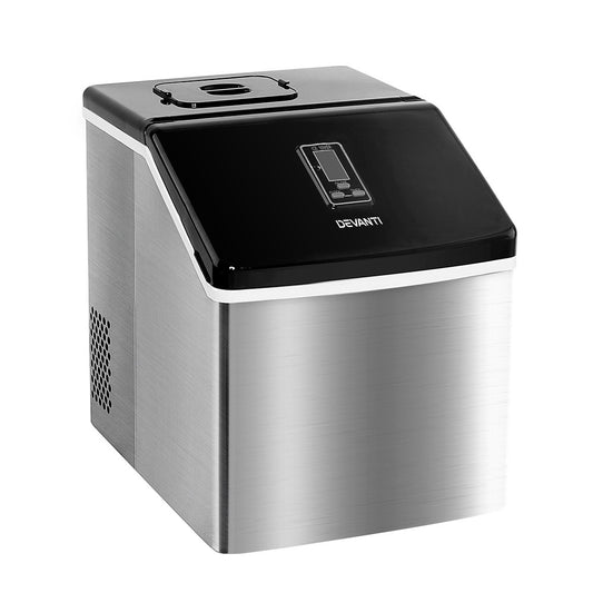 Marlook 3.2L Portable Ice Cube Maker Cold Commercial Machine Stainless Steel