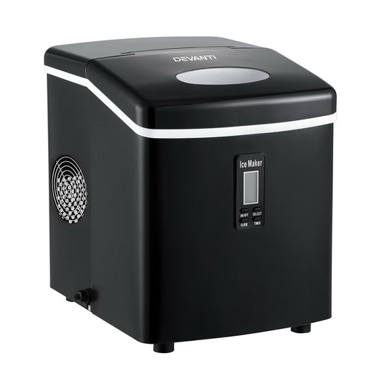 Marlook 3.2L Portable Ice Cube Maker Machine Benchtop Counter Black