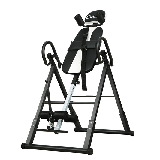 Marlook Inversion Table Gravity Exercise Inverter Back Stretcher Home Gym Grey