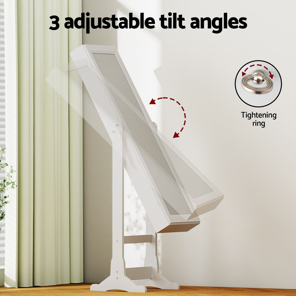 Marlook Jewellery Cabinet Mirror Free Standing