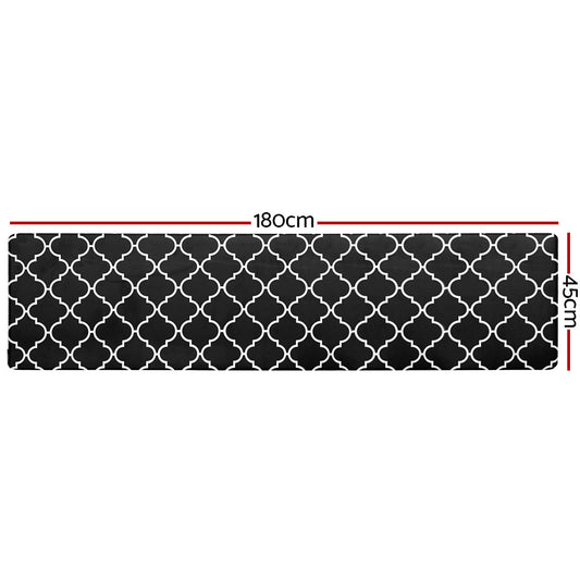 Marlook Kitchen Mat 45x180cm PVC Floor Rug Carpet Non-slip Gina
