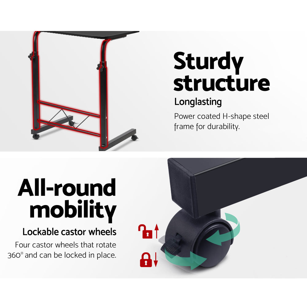 Marlook Laptop Desk Table Adjustable 60CM Black
