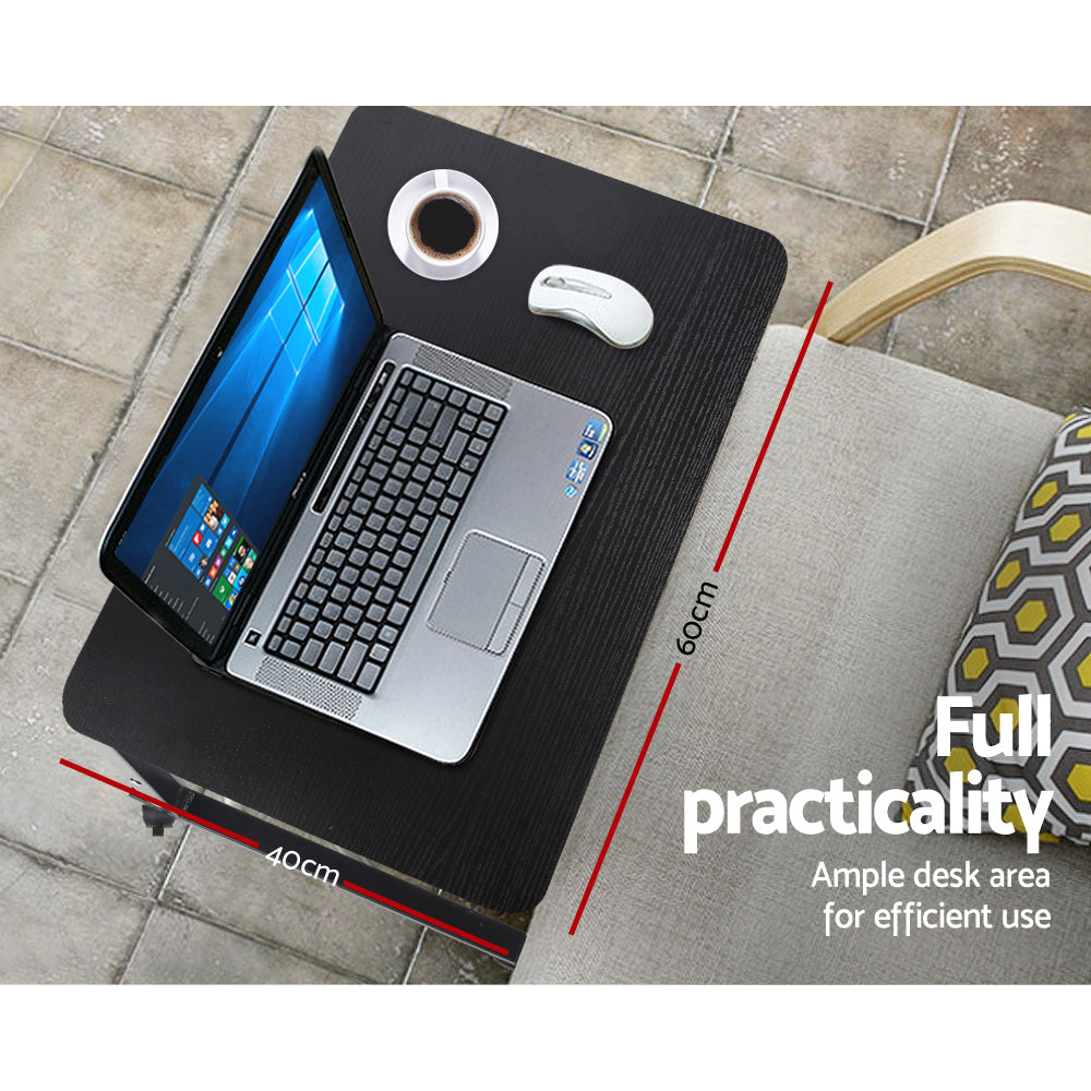 Marlook Laptop Desk Table Adjustable 60CM Black