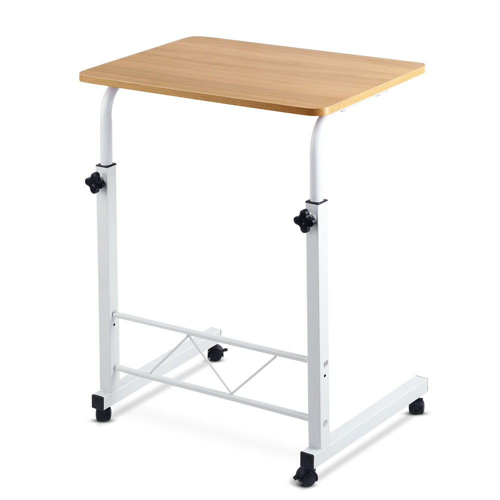 Marlook Laptop Desk Table Adjustable 60CM Light Wood