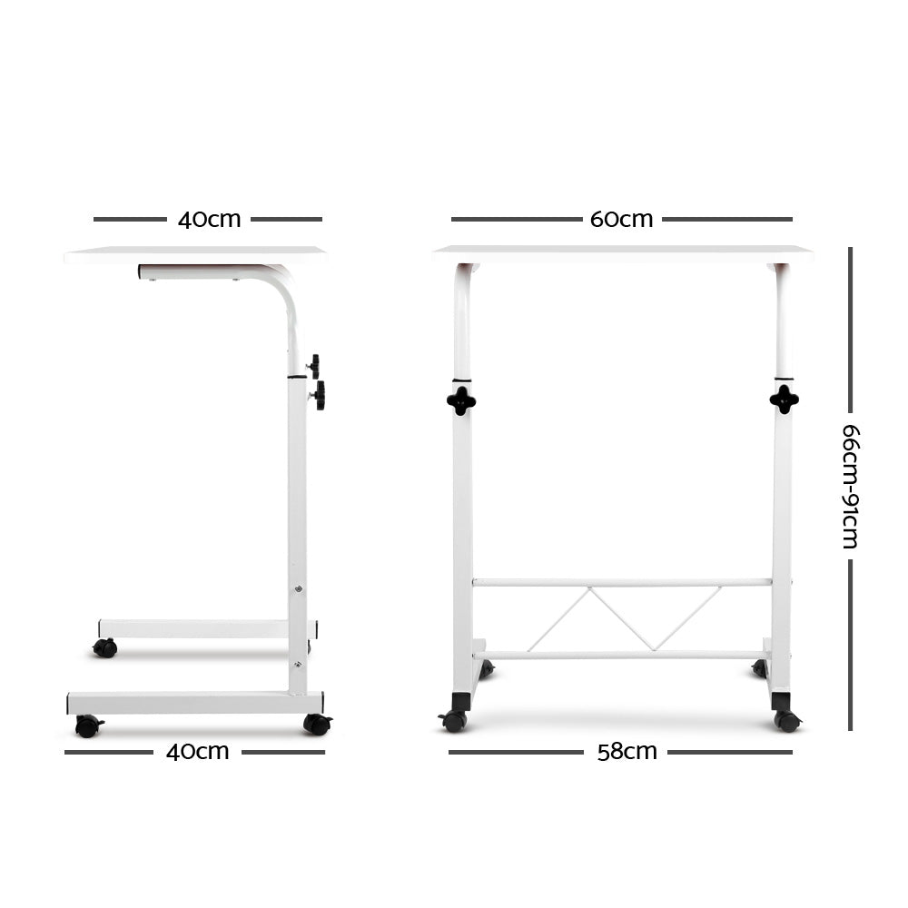 Marlook Laptop Desk Table Adjustable 60CM White