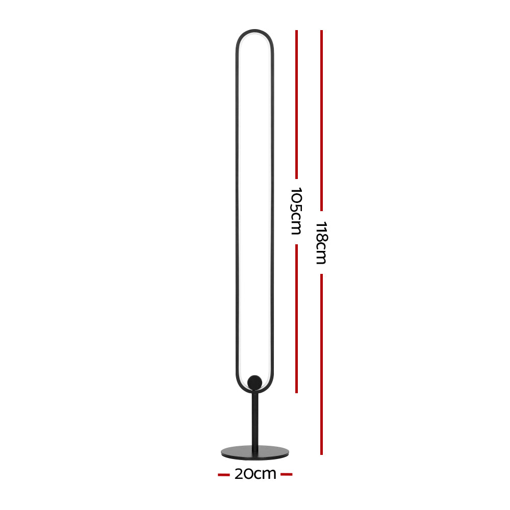 Marlook RGB LED Floor Lamp Remote Control Corner Light Stand Gaming Room 118CM