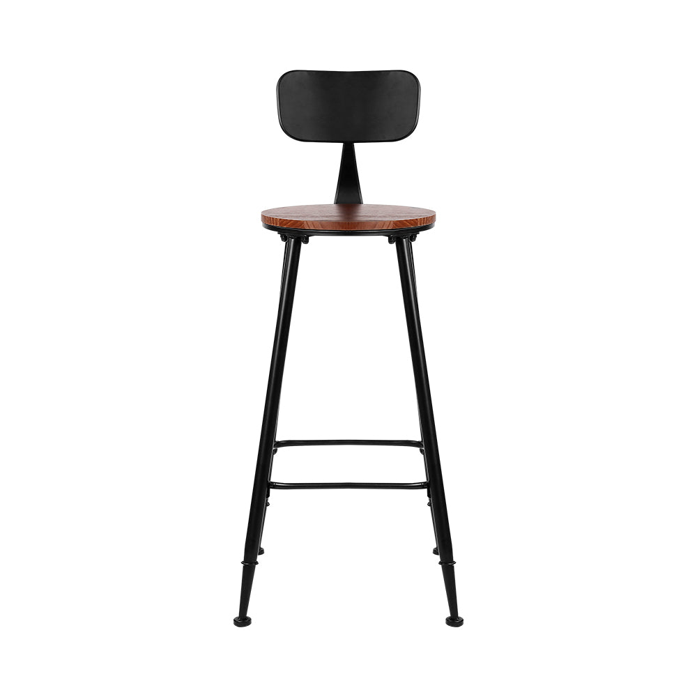 Marlook 4x Bar Stools Vintage Metal Chairs