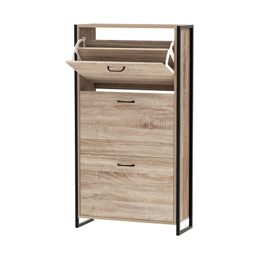 Marlook Shoe Rack Cabinet Adjustable Shelves 24 Pairs Tim