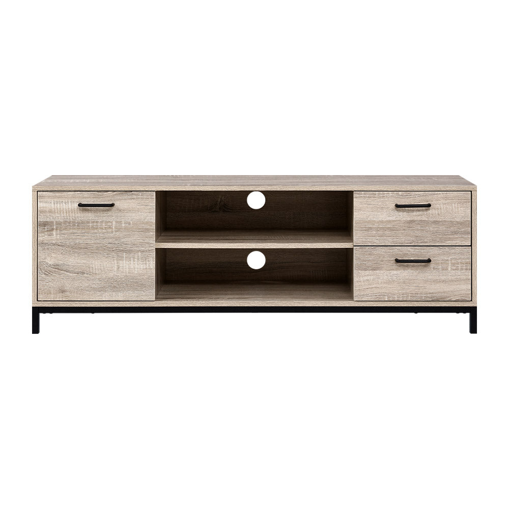 Marlook TV Cabinet Entertainment Unit 132cm Pine Tania