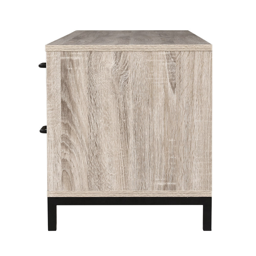Marlook TV Cabinet Entertainment Unit 132cm Pine Tania