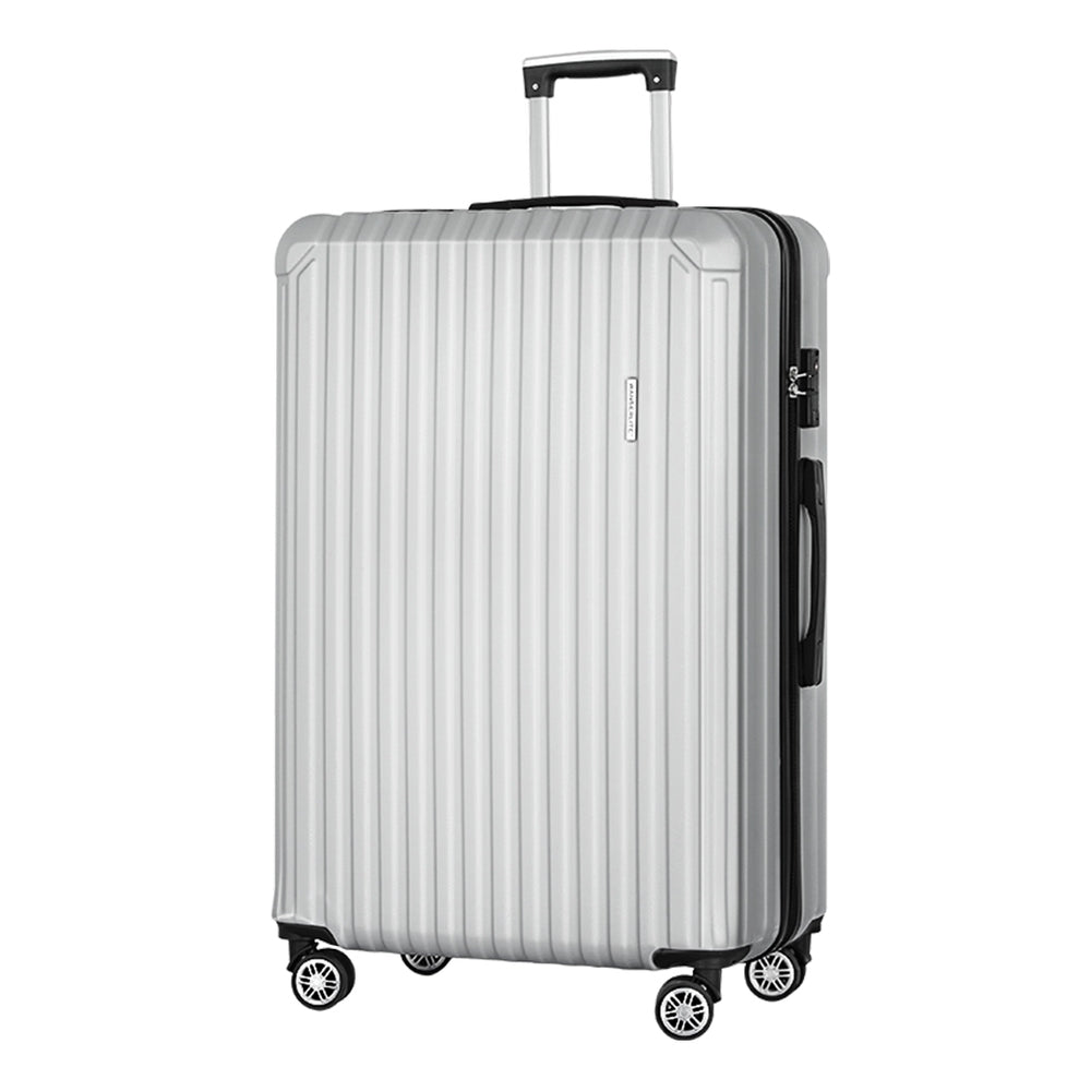 Marlook 28'' Luggage Travel Suitcase Set TSA Carry On Hard Case Light Grey