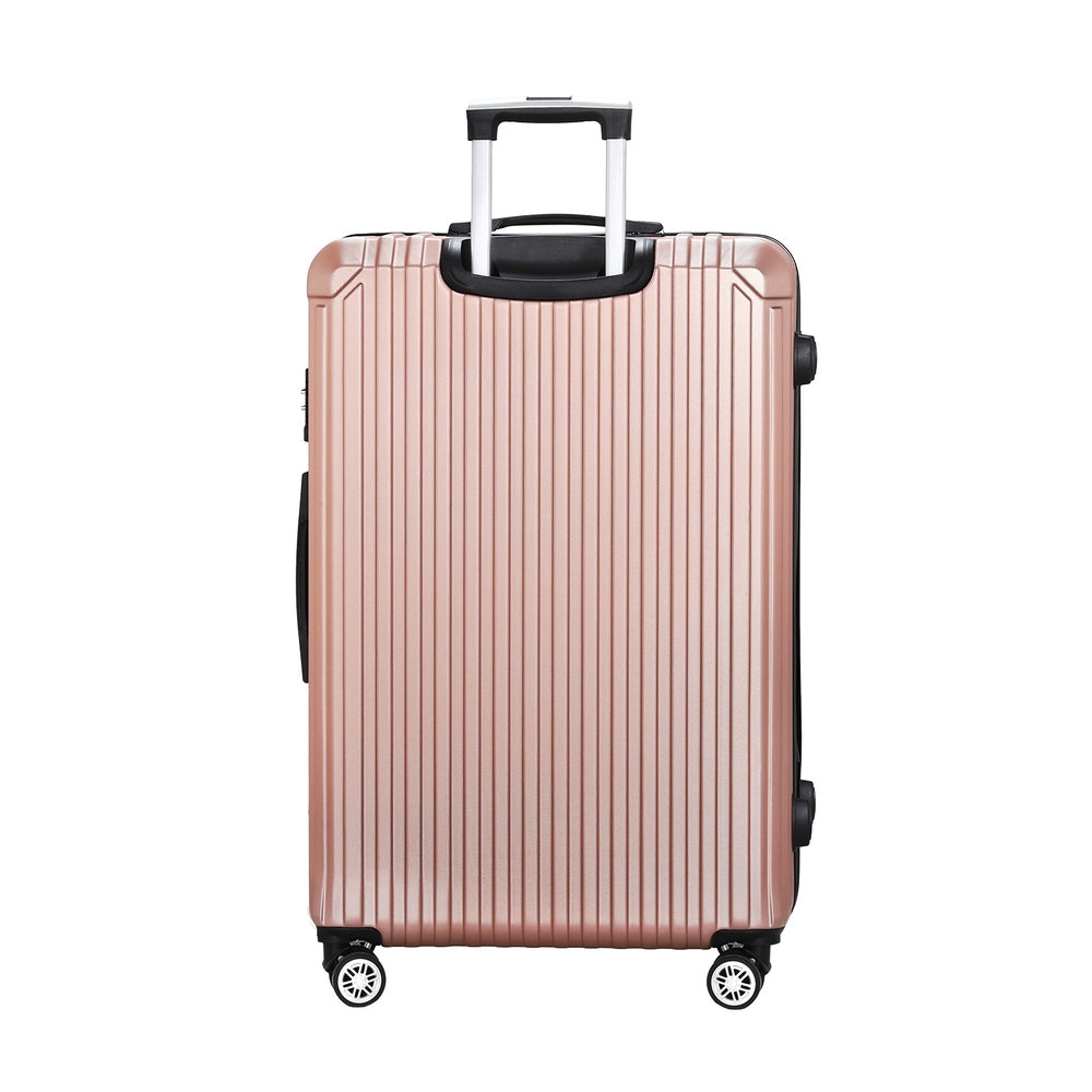Marlook 28'' Luggage Travel Suitcase Set TSA Carry On Hard Case Rose Gold