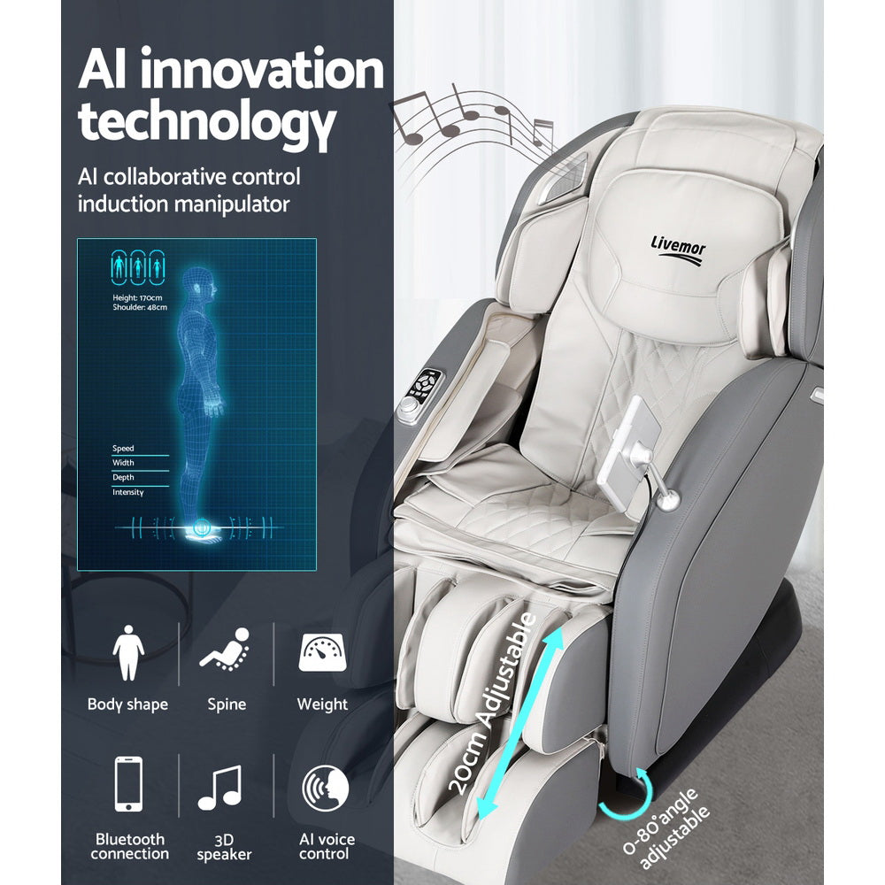 Marlook 4D Massage Chair Electric Recliner Home Massager Gary