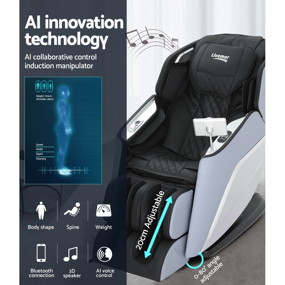 Marlook 4D Massage Chair Electric Recliner Home Massager Garin