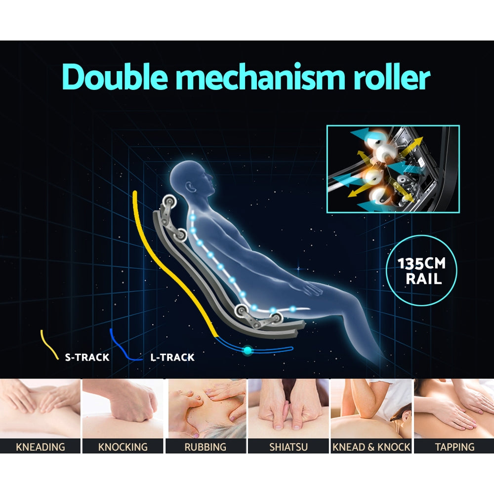 Marlook 4D Massage Chair Electric Recliner Double Core Mechanism Massager Melisa