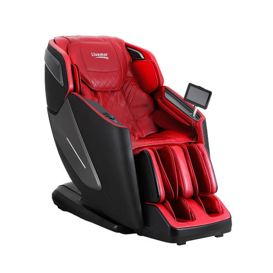 Marlook 4D Massage Chair Electric Recliner Home Massager Red