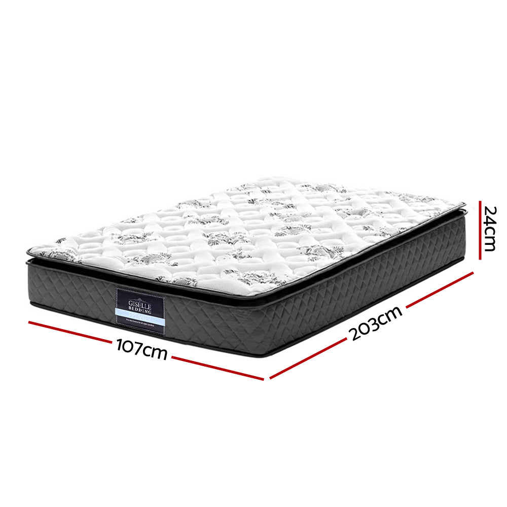 Marlook Bedding 24cm Mattress Pillow Top King Single