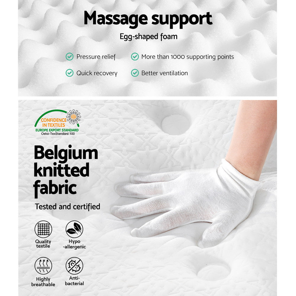 Marlook Bedding 34cm Mattress Euro Top King