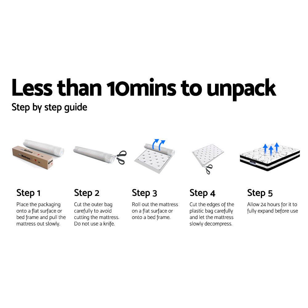 Marlook Bedding 34cm Mattress Euro Top King