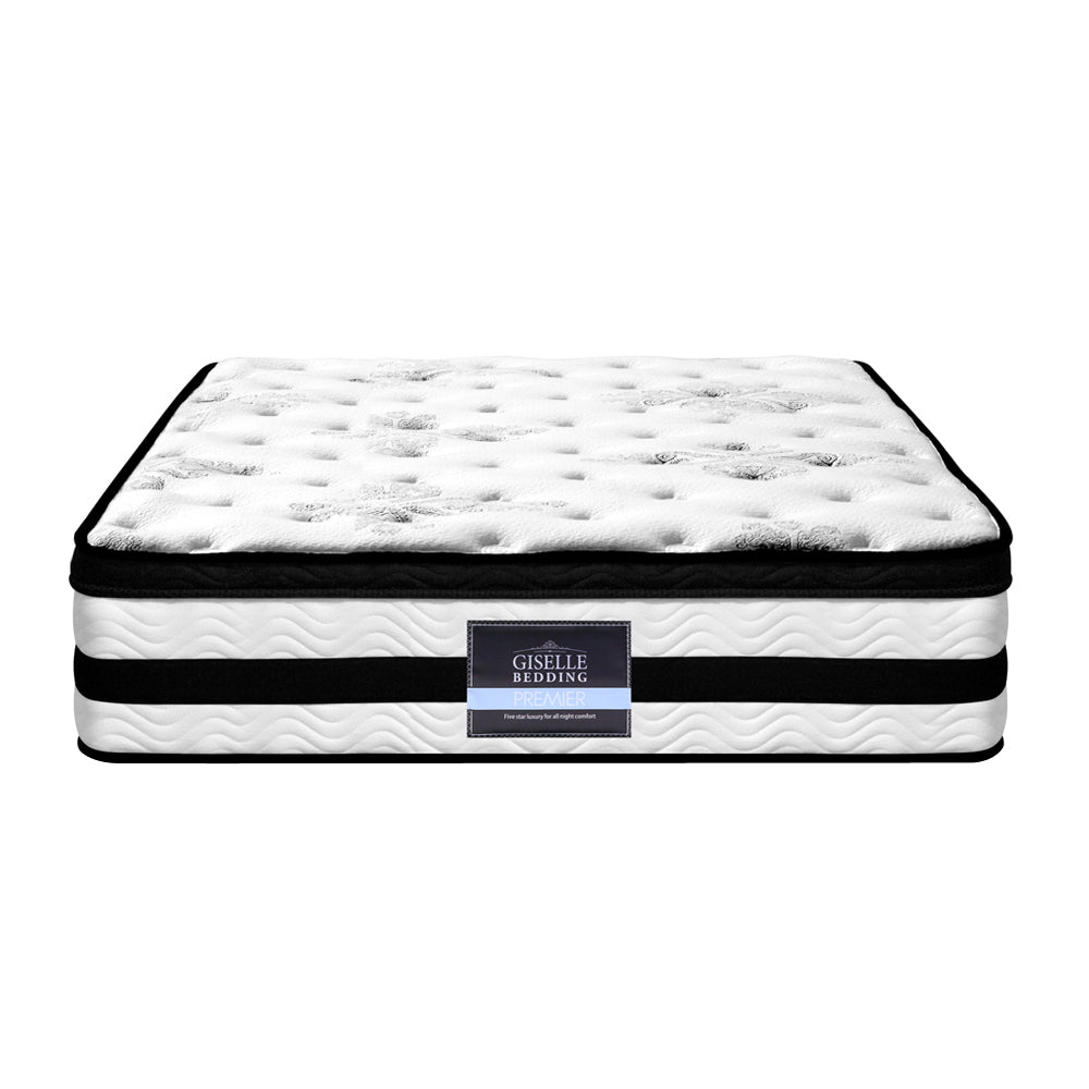 Marlook Bedding 34cm Mattress Euro Top Pocket Spring Single