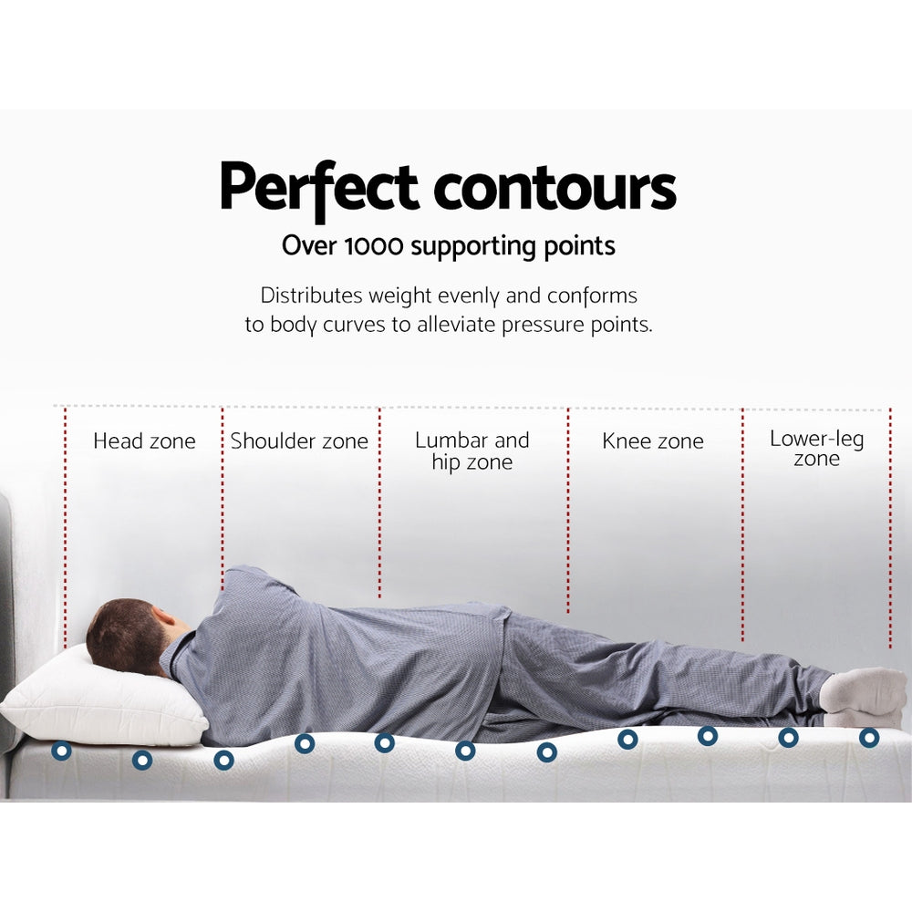 Marlook Bedding Memory Foam Mattress Topper Gel 5cm Queen