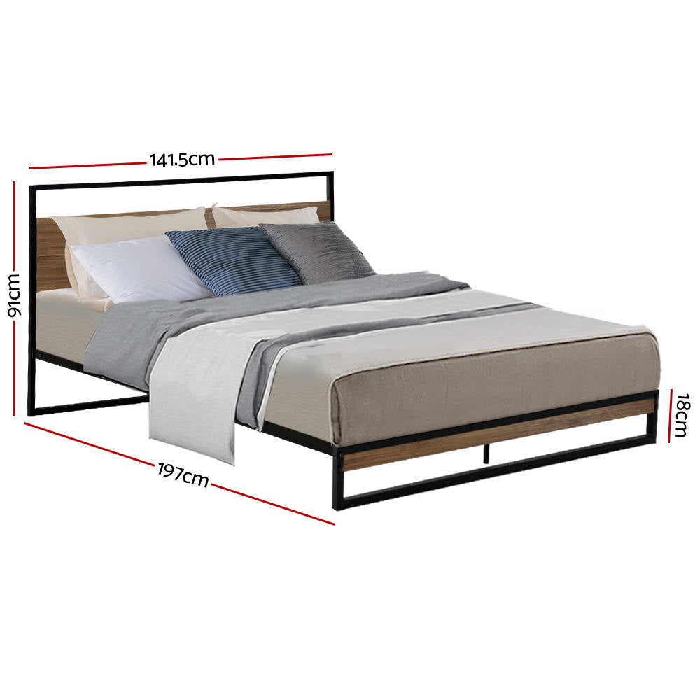 Marlook Bed Frame Double Size Metal Frame DANE
