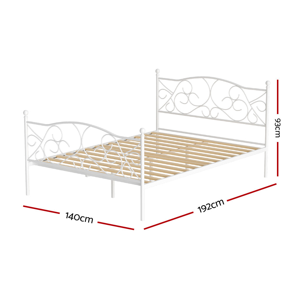 Marlook Bed Frame Double Size Metal Frame GROA