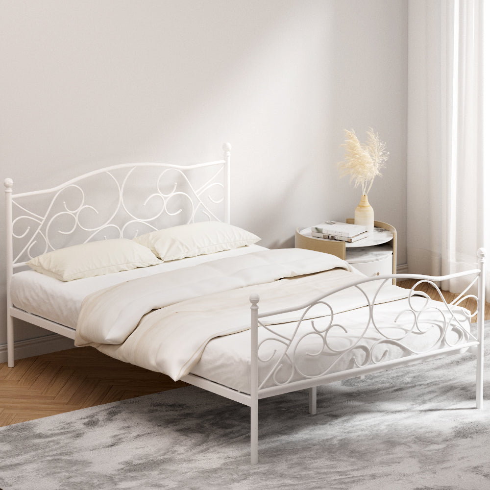 Marlook Bed Frame Double Size Metal Frame GROA
