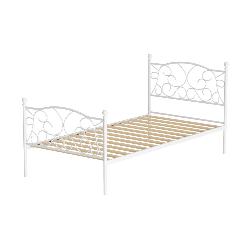 Marlook Bed Frame Single Size Metal Frame GROA
