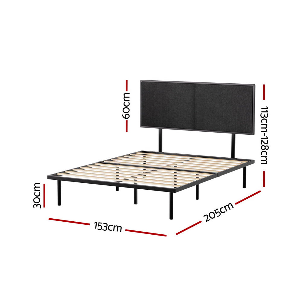 Marlook Bed Frame Queen Size Metal Frame NOE