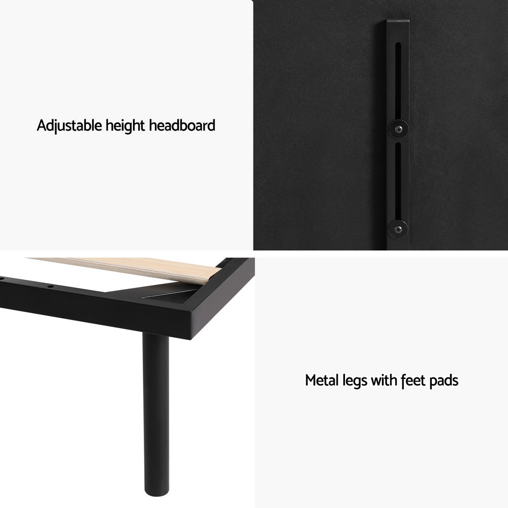 Marlook Bed Frame Double Size Metal Frame NOR