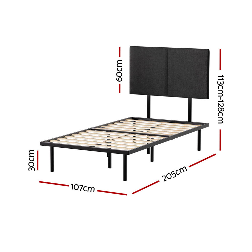 Marlook Bed Frame King Single Size Metal Frame NOR