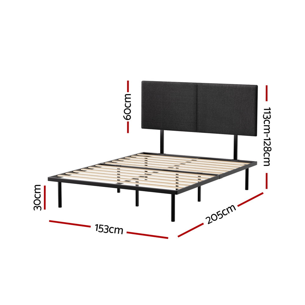 Marlook Bed Frame Queen Size Metal Frame NOR