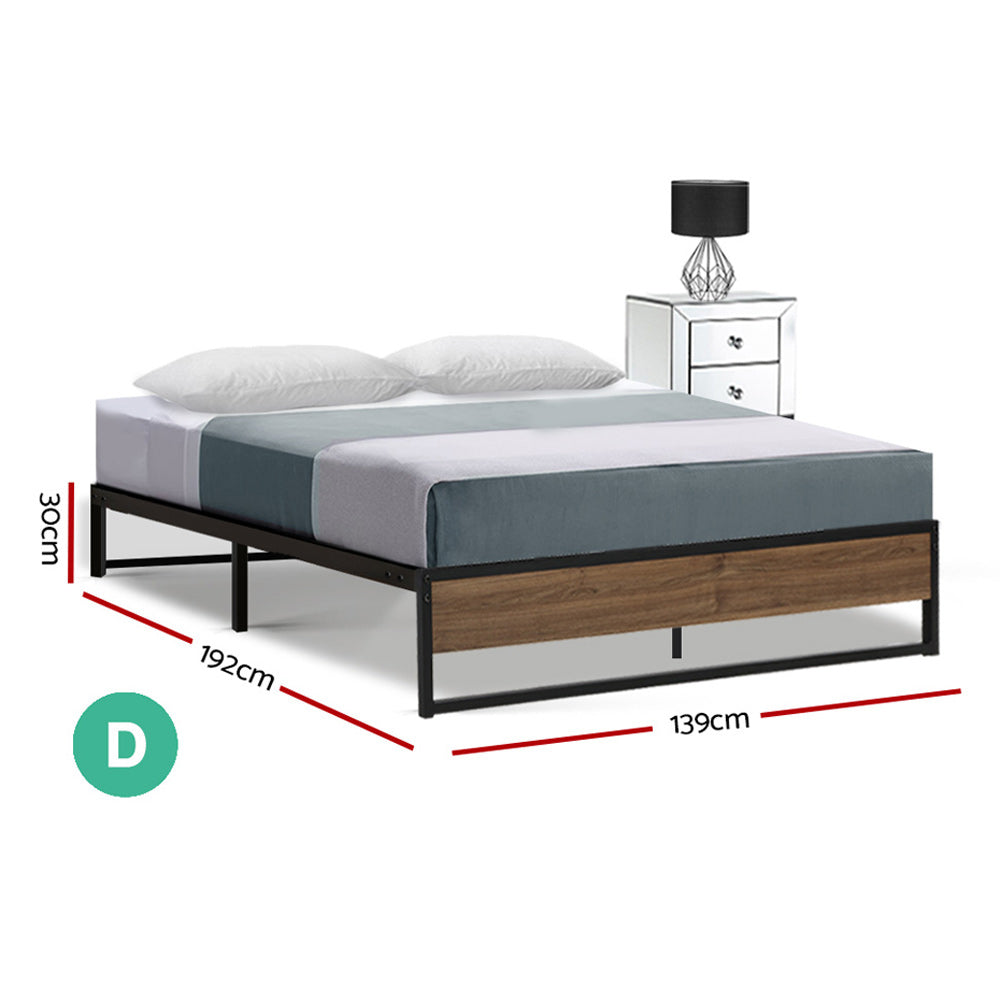 Marlook Bed Frame Metal Frame Bed Base OSLO - Double