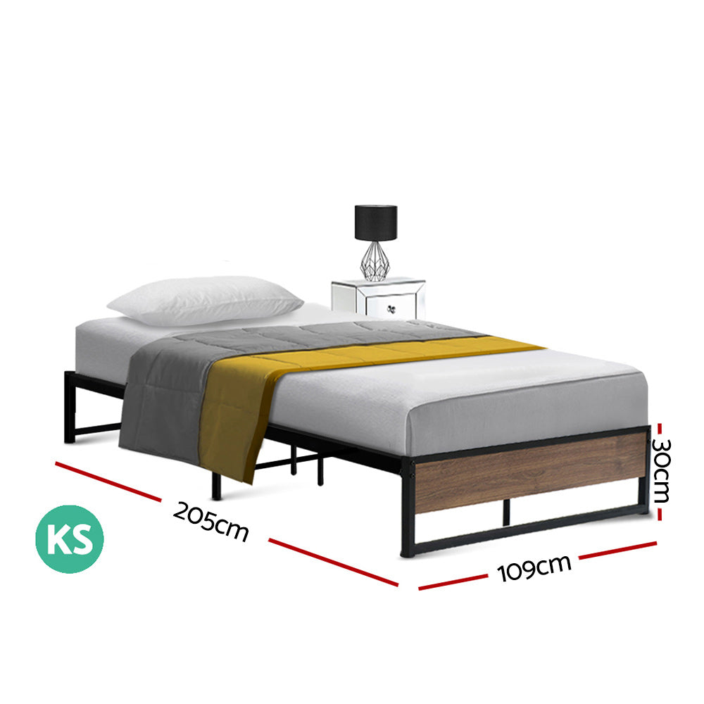 Marlook Bed Frame Metal Frame Bed Base OSLO - King Single