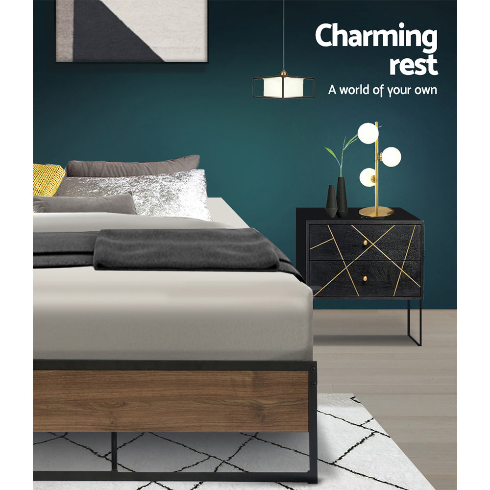 Marlook Bed Frame Metal Frame Bed Base OSLO - King Single