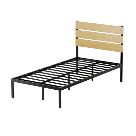 Marlook Bed Frame King Single Size Metal Base Mattress Platform Foundation PAULA