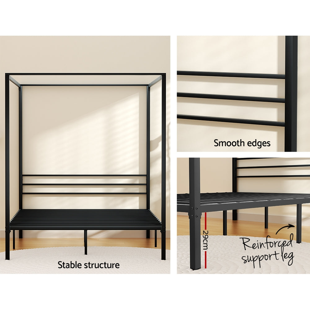 Marlook Bed Frame Double Size Metal Frame POCHY