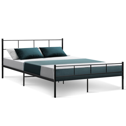 Marlook Bed Frame Queen Metal Bed Frames SOL