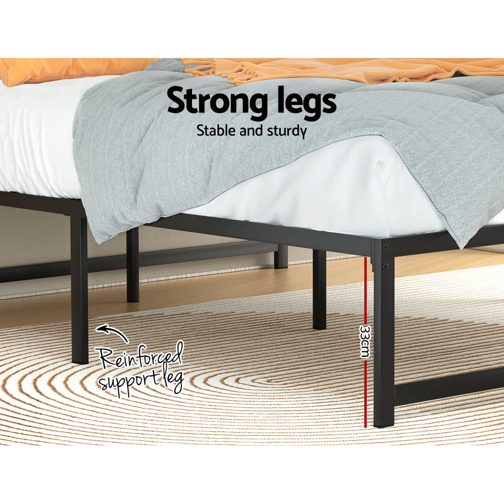 Marlook Bed Frame Double Size Metal Frame TINO