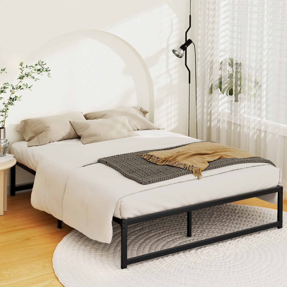 Marlook Bed Frame Double Size Metal Frame TINO